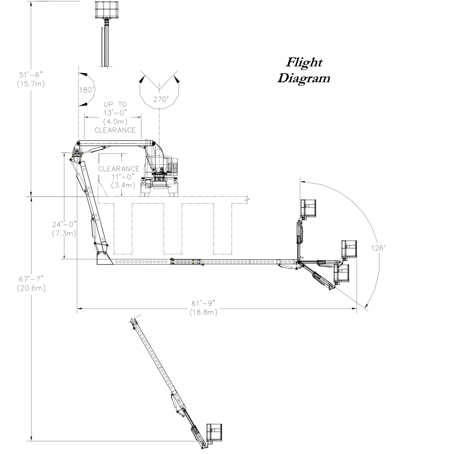 Aspen A-62 platform features, flight diagram and specifications